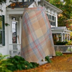 Vintage 70s Plaid Skirt